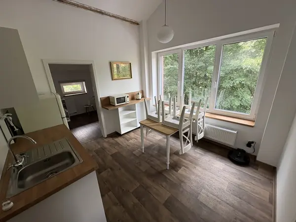 Apartmán 3 – jídelní kout s kuchyní